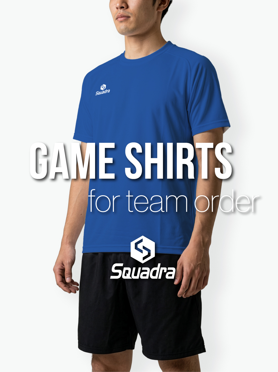 どんなチームでも対応する、定番のゲームシャツが7色×10サイズで新